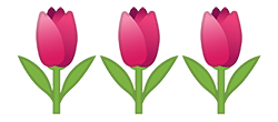 tulip emoji 771233